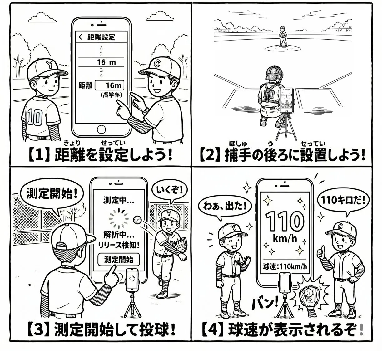 アプリの使用方法